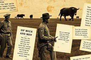 Of Mice and Men Quotes Flashcards