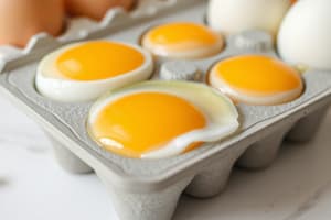 Foods Chapter 18: Functions of Eggs Study Guide