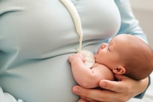 Human Milk Composition and Lactation Stages