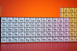 Periodic Table Quiz