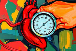 Week 3 - Chapter 16: Alterations of Blood Pressure