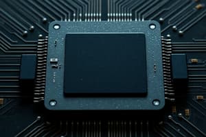 CPU history and components