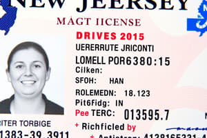 New Jersey Driver License Requirements