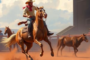 Rodeo Saddle and Roping Requirements Quiz