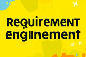 Requirements Engineering Overview