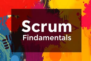 Certification Scrum Fundamentals - Chapitre 6