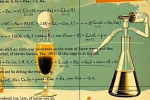 Parts of A Chemical Equation Quiz