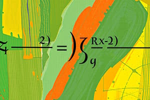 Algebra Substitution Method Flashcards