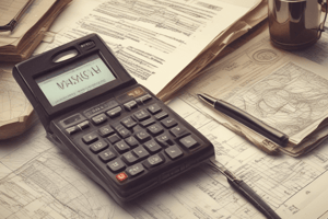 Financial Documents Quiz: Till Slips and VAT