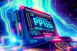 Programmable Interfacing Devices: PPI 8255