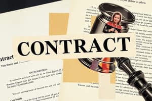 Contract Law: Formation Requirements