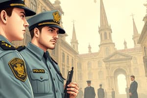 Police Origin and Functions Review