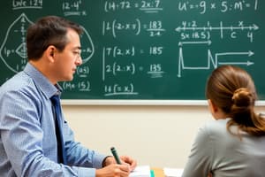 Bilan de Mathématiques 2nde