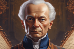 The Age of Enlightenment Philosophers: Immanuel Kant