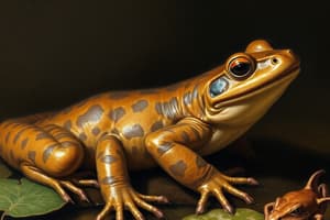 Amphibians and Chordates Quiz