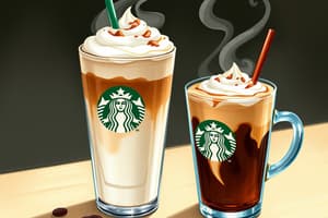 Starbucks Training Drink Recipes