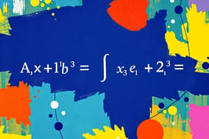 Solving Systems of Three Equations