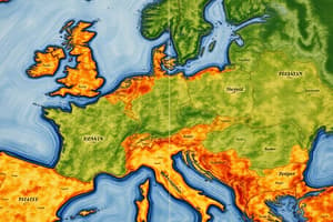 Geography of Europe Quiz