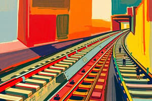 Railway Track Design and Layout Quiz