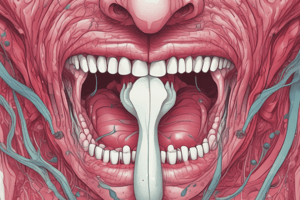 Oral Physiology and Taste