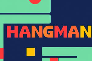 Hangman Game Project Overview