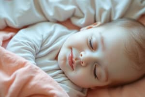 Sommeil chez l'enfant et bionettoyage du lit