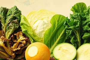 Types of Lettuce Quiz