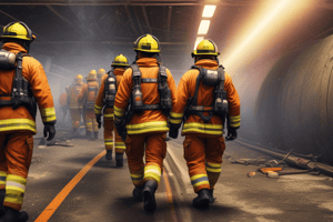 Firefighting in Tunnels: Solutions and Challenges