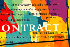 Contract Language: Key Characteristics