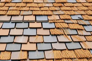 Traditional Roofing Materials