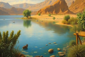 Aquatic and Desert Ecosystems Quiz