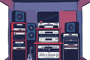 Audio Equipment Storage and Management