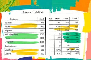 Le Bilan Comptable de l'Entreprise