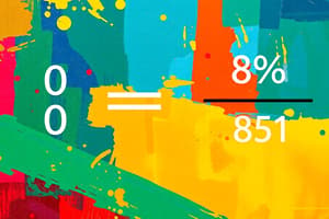 Fraction to Percentage Conversion