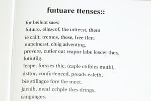 English Future Tenses: Simple, Continuous, Perfect