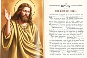 Important Points about the Book of John.....