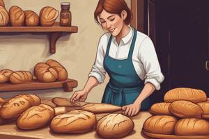 Forming an Oval Loaf in Bread Making