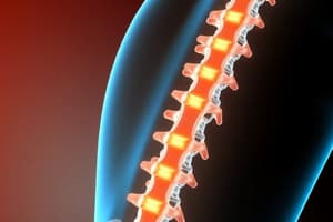 Ankylosing Spondylitis Overview Quiz