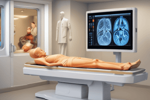 CT Patient Table and Image Display Process