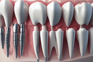 Dental Implants: Placement and Platform Switching