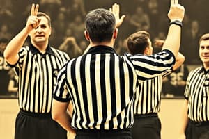 Basketball Referee Signals