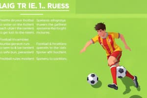 Football Basics: Rules and Gameplay