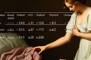 Nursing Dosage Calculations and Conversions