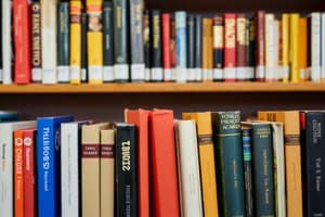 Library Selection Criteria Quiz