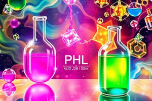 Acid-Base Equilibrium and pH