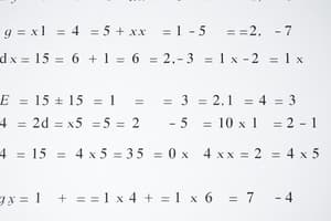 Multiplizieren algebraischer Terme