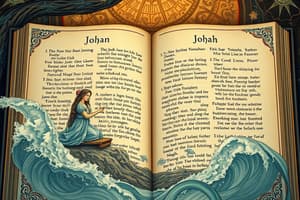 Jonah 1-4 Flashcards