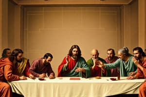 Last Supper and Crucifixion Quiz