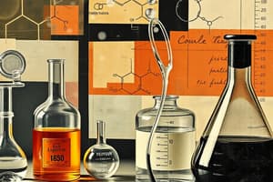 Pharmaceutical Analytical Chemistry I Quiz