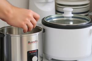 Electronic Rice Cooker Maintenance